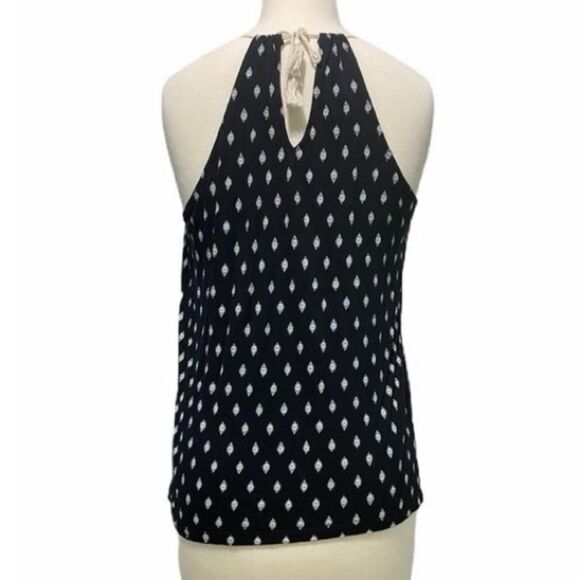 Old Navy Geo Print Boho Gauze Cami Tank Keyhole Racerback Women's Medium Tassel - Picture 3 of 4